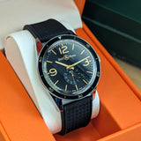 Bell & Ross Golden Heritage Automatic Watch BR123-95-SP 43mm Black Dial Wristwatch