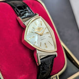Vintage Hamilton Electric Pacer "Rockford Screw Products 25" Dial & 10K Gold Filled - In Original Box