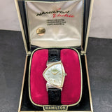 Vintage Hamilton Electric Pacer "Rockford Screw Products 25" Dial & 10K Gold Filled - In Original Box