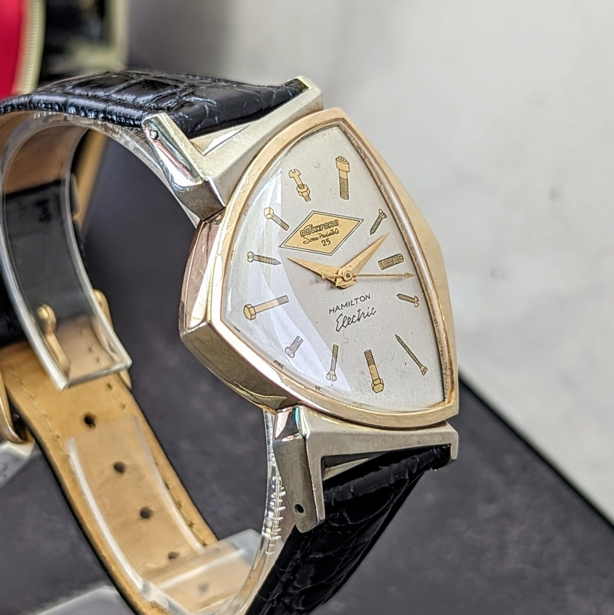 Hamilton Electric Pacer Watch – Rare Rockford Screw Dial | 1950s