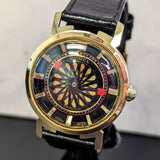 Ernest Borel Cocktail Automatic Watch 34mm Kaleidoscope Dial Swiss Made Wristwatch