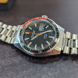 1976 Caravelle Set-O-Matic Watch Dual-Day 666ft Diver Swiss Automatic Wristwatch