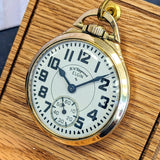 1954 Elgin B.W. Raymond Pocket Watch 16s Grade 571 Lever Set 21 Jewels 9 Adjustments