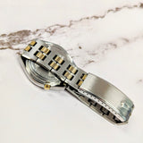 1977 Bulova Accutron Watch Day/Date ALL Two-Tone S.S. Wristwatch 2193 - ALL Original 2-Box & Papers