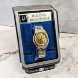 1977 Bulova Accutron Watch Day/Date ALL Two-Tone S.S. Wristwatch 2193 - ALL Original 2-Box & Papers