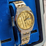 1977 Bulova Accutron Watch Day/Date ALL Two-Tone S.S. Wristwatch 2193 - ALL Original 2-Box & Papers