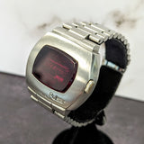 Vintage Pulsar P2 Digital LED Watch Time Computer Astronaut ALL S.S. Wristwatch