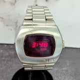 Vintage Pulsar P2 Digital LED Watch Time Computer Astronaut ALL S.S. Wristwatch