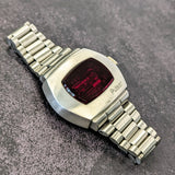 Vintage Pulsar P2 Digital LED Watch Time Computer Astronaut ALL S.S. Wristwatch