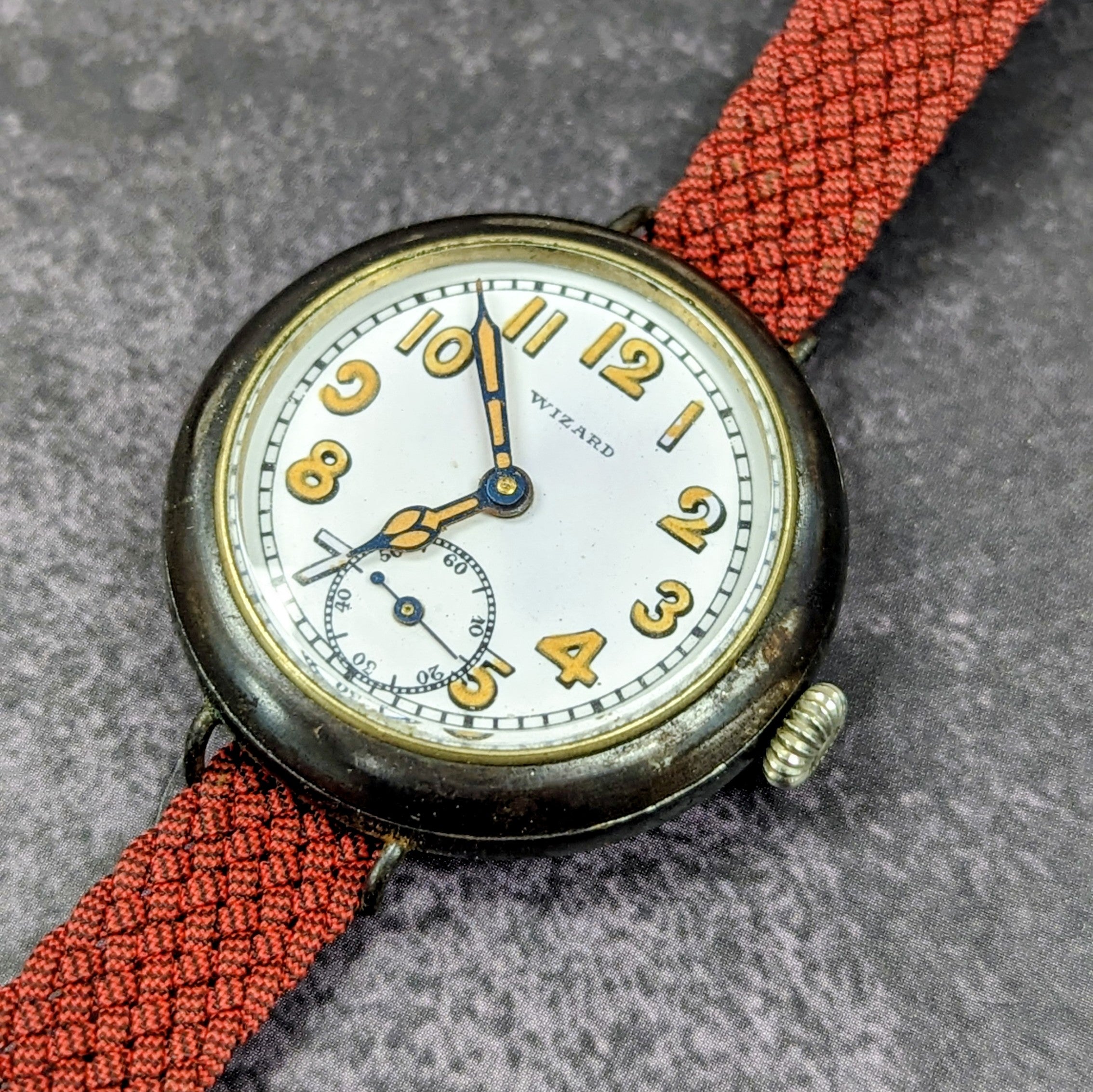 Wizard Watch Design Vintage Wizard Trench Watch Swiss Made Military WWI Wristwatch – SECOND ...