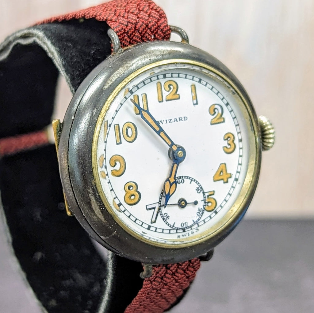 Vintage Wizard Trench Watch Swiss Made Military WWI Wristwatch – SECOND ...