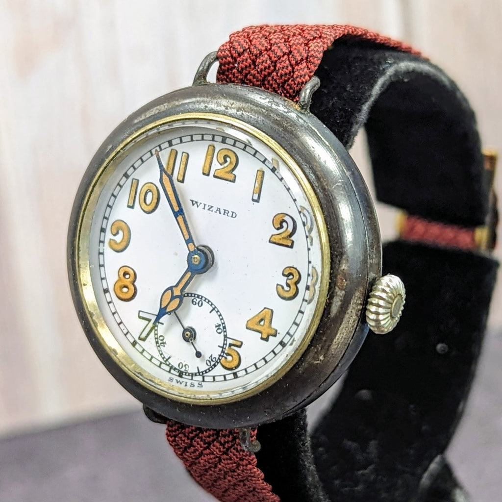 Vintage Wizard Trench Watch Swiss Made Military WWI Wristwatch – SECOND ...