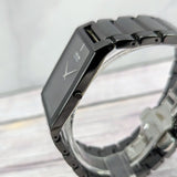 CITIZEN Stiletto Blade Eco-Drive Ceramic Watch AR3045-52E 28mm Dress Wristwatch