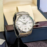 Longines Conquest V.H.P. Watch L3.716.4 41mm S.S. ALL Original 2-Box & Papers