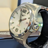 Longines Conquest V.H.P. Watch L3.716.4 41mm S.S. ALL Original 2-Box & Papers