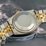 1980 Rolex Datejust Watch 16013 36mm Blue Dial ALL Two-Tone Jubilee Bracelet