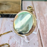 1921 Longines Pocket Watch Openface 15 Jewels 3 Adj. Cal. 1879 Swiss Made - Original Chain & Display Box