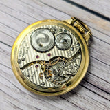 1943 Hamilton Railroad 992B Pocket Watch 16s Openface 21 Jewels 10K GF W/Chain