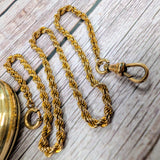 1943 Hamilton Railroad 992B Pocket Watch 16s Openface 21 Jewels 10K GF W/Chain