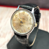 Vintage Helbros Invincible Watch Stainless Steel Back 33mm Wristwatch