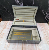 NOS Parker Premier Sterling Silver Roller Ball Pen ALL Original - Box & Papers