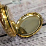 1903 Lady Waltham Dress Pocket Watch 14K Gold Hunter Case 0s 16 Jewels