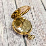 1903 Lady Waltham Dress Pocket Watch 14K Gold Hunter Case 0s 16 Jewels