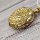 1903 Lady Waltham Dress Pocket Watch 14K Gold Hunter Case 0s 16 Jewels