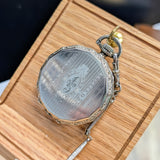 1925 Elgin Dress Pocket Watch – Grade 345 12s 17 Jewels Dodecagonal Case W/Chain