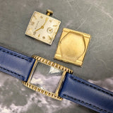 1951 Bulova Westover Watch Cal. 8AC 17 Jewels Fancy Tank Case Wristwatch U.S.A.