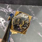 1951 Bulova Westover Watch Cal. 8AC 17 Jewels Fancy Tank Case Wristwatch U.S.A.