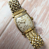 Vintage Bulova Cadet "D" Dress Watch 15 Jewels Cal. 10BC Tonneau Case Wristwatch