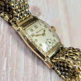 Vintage Bulova Cadet "D" Dress Watch 15 Jewels Cal. 10BC Tonneau Case Wristwatch