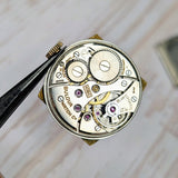 Vintage Bulova Cadet "D" Dress Watch 15 Jewels Cal. 10BC Tonneau Case Wristwatch