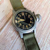 Circa 1942 Elgin UDT Diver Canteen WWII Watch Military U.S.N. Wristwatch