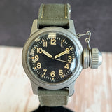 Circa 1942 Elgin UDT Diver Canteen WWII Watch Military U.S.N. Wristwatch