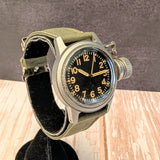 Circa 1942 Elgin UDT Diver Canteen WWII Watch Military U.S.N. Wristwatch