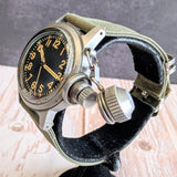 Circa 1942 Elgin UDT Diver Canteen WWII Watch Military U.S.N. Wristwatch