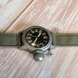 Circa 1942 Elgin UDT Diver Canteen WWII Watch Military U.S.N. Wristwatch
