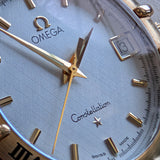1995 Omega Constellation Watch 34mm ALL Two-Tone Gold & S.S. Date Wristwatch