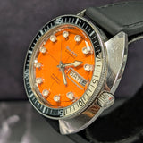 Bulova 1971 Oceanographer "V" Snorkel Watch "Devil Diver" Watch 666 Feet Automatic Wristwatch