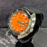 Bulova 1971 Oceanographer "V" Snorkel Watch "Devil Diver" Watch 666 Feet Automatic Wristwatch
