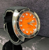 Bulova 1971 Oceanographer "V" Snorkel Watch "Devil Diver" Watch 666 Feet Automatic Wristwatch