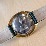 1974 Bulova Accutron Spaceview Watch Oval Case Tuning Fork Wristwatch Vintage