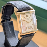 1950 Lord Elgin Watch Tank Case Grade 626 21 Jewels 14K GF Flexible Lugs 4625