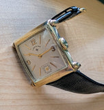 1950 Lord Elgin Watch Tank Case Grade 626 21 Jewels 14K GF Flexible Lugs 4625