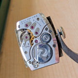 1950 Lord Elgin Watch Tank Case Grade 626 21 Jewels 14K GF Flexible Lugs 4625