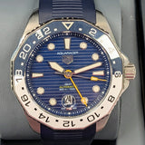 Tag Heuer Aquaracer Professional 300 GMT Automatic Watch WBP2010 43mm Wristwatch - ALL Original 2-Box & Papers