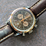 Breitling Transocean Chronograph 38 Watch U41310 Two-Tone Automatic Wristwatch