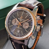 Breitling Transocean Chronograph 38 Watch U41310 Two-Tone Automatic Wristwatch